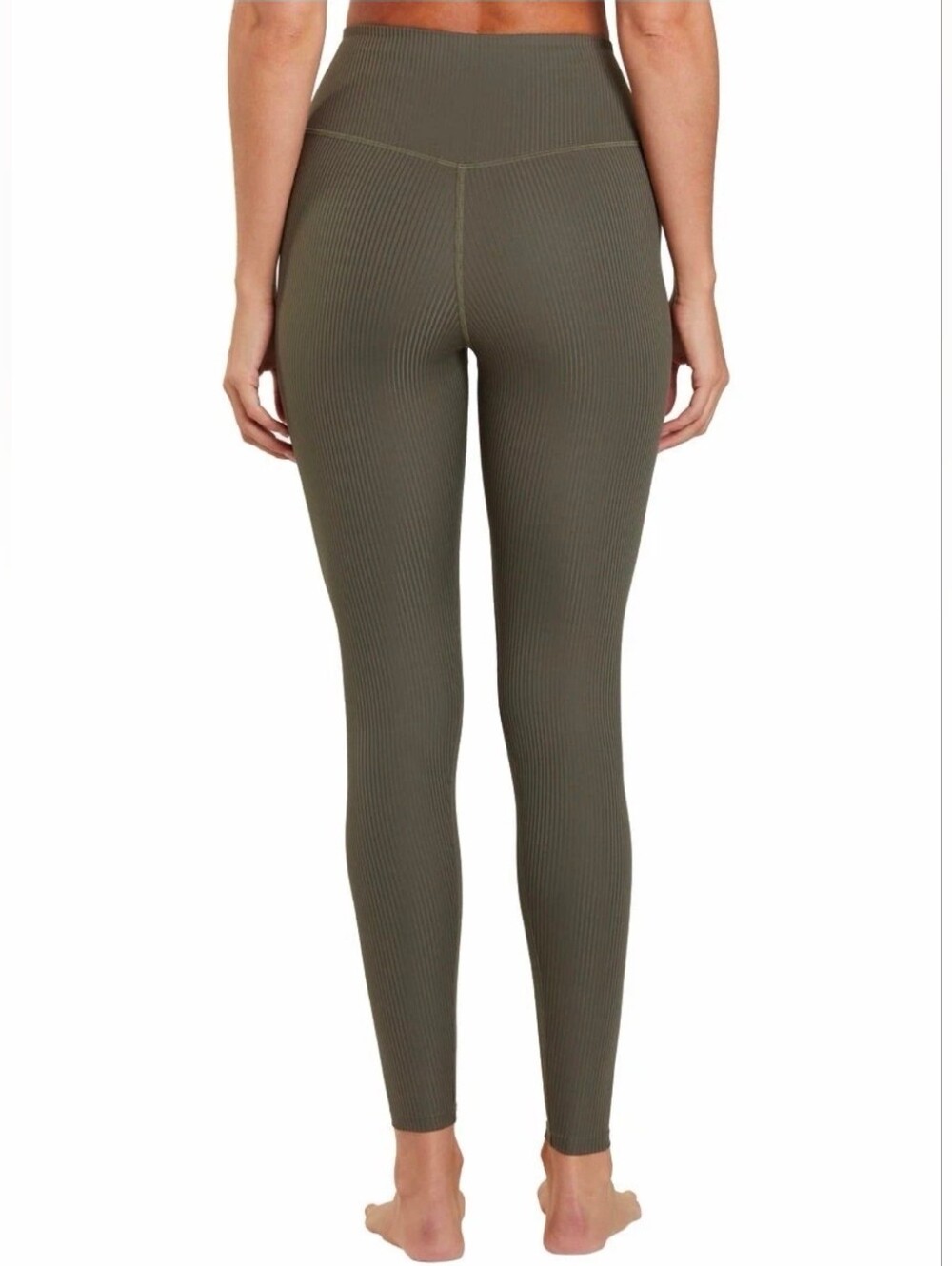 girlfriend collective Cypress RIB High Rise Legging Full Length 7/8 Women Large - Picture 2 of 9